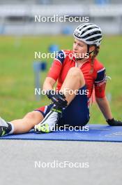 04.09.2024, Lenzerheide, Switzerland (SUI): Ida Lien (NOR) - Biathlon summer training, Lenzerheide (SUI). www.nordicfocus.com. © Manzoni/NordicFocus. Every downloaded picture is fee-liable.