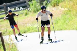 06.08.2024, Lenzerheide, Switzerland (SUI): Joscha Burkhalter (SUI) - Biathlon summer training, Lenzerheide (SUI). www.nordicfocus.com. © Manzoni/NordicFocus. Every downloaded picture is fee-liable.