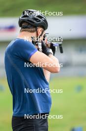 05.09.2024, Lenzerheide, Switzerland (SUI): Vetle Sjaastad Christiansen (NOR) - Biathlon summer training, Lenzerheide (SUI). www.nordicfocus.com. © Manzoni/NordicFocus. Every downloaded picture is fee-liable.