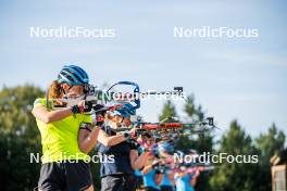 02.09.2024, Font-Romeu, France (FRA): Hanna Oeberg (SWE) - Biathlon summer training, Font-Romeu (FRA). www.nordicfocus.com. © Authamayou/NordicFocus. Every downloaded picture is fee-liable.