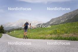 19.06.2024, Lavaze, Italy (ITA): Didier Bionaz (ITA) - Biathlon summer training, Lavaze (ITA). www.nordicfocus.com. © Vanzetta/NordicFocus. Every downloaded picture is fee-liable.