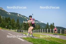 31.07.2024, Lavaze, Italy (ITA): Lara Wagner (AUT) - Biathlon summer training, Lavaze (ITA). www.nordicfocus.com. © Barbieri/NordicFocus. Every downloaded picture is fee-liable.