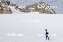 14.10.2024, Ramsau am Dachstein, Austria (AUT): Gilonne Guigonnat (FRA) - Biathlon summer training, Dachsteinglacier, Ramsau am Dachstein (AUT). www.nordicfocus.com. © Manzoni/NordicFocus. Every downloaded picture is fee-liable.