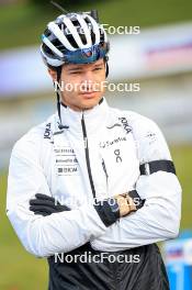 10.09.2024, Lenzerheide, Switzerland (SUI): Niklas Hartweg (SUI) - Biathlon summer training, Lenzerheide (SUI). www.nordicfocus.com. © Manzoni/NordicFocus. Every downloaded picture is fee-liable.