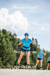 02.09.2024, Font-Romeu, France (FRA): Ella Halvarsson (SWE) - Biathlon summer training, Font-Romeu (FRA). www.nordicfocus.com. © Authamayou/NordicFocus. Every downloaded picture is fee-liable.