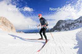 14.10.2024, Ramsau am Dachstein, Austria (AUT): Lydia Hiernickel (SUI) - Biathlon summer training, Dachsteinglacier, Ramsau am Dachstein (AUT). www.nordicfocus.com. © Manzoni/NordicFocus. Every downloaded picture is fee-liable.