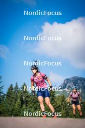 06.08.2024, Lavaze, Italy (ITA): Kristina Oberthaler (AUT) - Biathlon summer training, Lavaze (ITA). www.nordicfocus.com. © Barbieri/NordicFocus. Every downloaded picture is fee-liable.