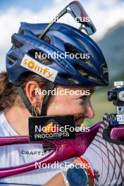 29.08.2024, Bessans, France (FRA): Lou Jeanmonnot (FRA) - Biathlon summer training, Bessans (FRA). www.nordicfocus.com. © Authamayou/NordicFocus. Every downloaded picture is fee-liable.