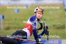 15.09.2024, Lenzerheide, Switzerland (SUI): Eric Perrot (FRA) - Sommer Nordic Event 2024, Sommer Biathlon Cup, Lenzerheide (SUI). www.nordicfocus.com. © Manzoni/NordicFocus. Every downloaded picture is fee-liable.