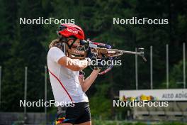 17.07.2024, Martell, Italy (ITA): Lisa Vittozzi (ITA) - Biathlon summer training, Martell (ITA). www.nordicfocus.com. © Barbieri/NordicFocus. Every downloaded picture is fee-liable.