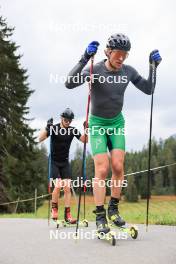 05.09.2024, Lenzerheide, Switzerland (SUI): Arnaud Du Pasquier (SUI) - Biathlon summer training, Lenzerheide (SUI). www.nordicfocus.com. © Manzoni/NordicFocus. Every downloaded picture is fee-liable.