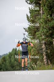 20.09.2024, Font-Romeu, France (FRA): Sam Parmantier (BEL) - Biathlon summer training, Font-Romeu (FRA). www.nordicfocus.com. © Authamayou/NordicFocus. Every downloaded picture is fee-liable.