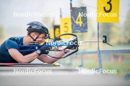 28.08.2024, Bessans, France (FRA): Emilien Jacquelin (FRA) - Biathlon summer training, Bessans (FRA). www.nordicfocus.com. © Authamayou/NordicFocus. Every downloaded picture is fee-liable.