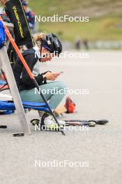 16.09.2024, Lenzerheide, Switzerland (SUI): Oceane Michelon (FRA) - Biathlon summer training, Lenzerheide (SUI). www.nordicfocus.com. © Manzoni/NordicFocus. Every downloaded picture is fee-liable.