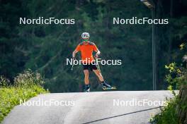 17.07.2024, Martell, Italy (ITA): Mirco Romanin (ITA) - Biathlon summer training, Martell (ITA). www.nordicfocus.com. © Barbieri/NordicFocus. Every downloaded picture is fee-liable.