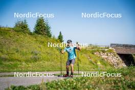 31.07.2024, Lavaze, Italy (ITA): Emilien Claude (FRA) - Biathlon summer training, Lavaze (ITA). www.nordicfocus.com. © Barbieri/NordicFocus. Every downloaded picture is fee-liable.