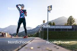 22.10.2024, Lavaze, Italy (ITA): Karoline Offigstad Knotten (NOR) - Biathlon summer training, Lavaze (ITA). www.nordicfocus.com. © Vanzetta/NordicFocus. Every downloaded picture is fee-liable.