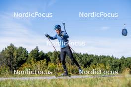 05.09.2024, Font-Romeu, France (FRA): Sebastian Samuelsson (SWE) - Biathlon summer training, Font-Romeu (FRA). www.nordicfocus.com. © Authamayou/NordicFocus. Every downloaded picture is fee-liable.