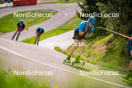 06.06.2024, Lavaze, Italy (ITA): Emil Nykvist (SWE) - Biathlon summer training, Lavaze (ITA). www.nordicfocus.com. © Barbieri/NordicFocus. Every downloaded picture is fee-liable.