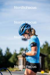 02.09.2024, Font-Romeu, France (FRA): Anna Magnusson (SWE) - Biathlon summer training, Font-Romeu (FRA). www.nordicfocus.com. © Authamayou/NordicFocus. Every downloaded picture is fee-liable.