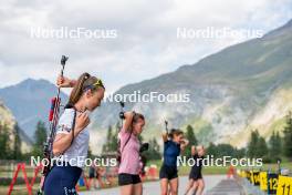 29.08.2024, Bessans, France (FRA): Jeanne Richard (FRA) - Biathlon summer training, Bessans (FRA). www.nordicfocus.com. © Authamayou/NordicFocus. Every downloaded picture is fee-liable.