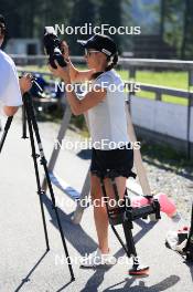 06.08.2024, Lenzerheide, Switzerland (SUI): Selina Gasparin (SUI) - Biathlon summer training, Lenzerheide (SUI). www.nordicfocus.com. © Manzoni/NordicFocus. Every downloaded picture is fee-liable.