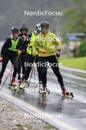 21.05.2024, Lenzerheide, Switzerland (SUI): Lea Meier (SUI), Elisa Gasparin (SUI), Lena Haecki-Gross (SUI), Lydia Hiernickel (SUI), (l-r) - Biathlon summer training, Lenzerheide (SUI). www.nordicfocus.com. © Manzoni/NordicFocus. Every downloaded picture is fee-liable.