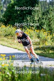 17.08.2024, Font-Romeu, France (FRA): Célia Henaff (FRA) - Biathlon summer training, Font-Romeu (FRA). www.nordicfocus.com. © Authamayou/NordicFocus. Every downloaded picture is fee-liable.