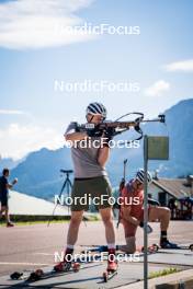 27.06.2024, Lavaze, Italy (ITA): Sivert Guttorm Bakken (NOR) - Biathlon summer training, Lavaze (ITA). www.nordicfocus.com. © Barbieri/NordicFocus. Every downloaded picture is fee-liable.