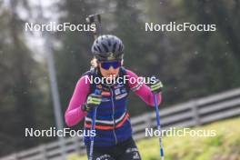 16.09.2024, Lenzerheide, Switzerland (SUI): Gilonne Guigonnat (FRA) - Biathlon summer training, Lenzerheide (SUI). www.nordicfocus.com. © Manzoni/NordicFocus. Every downloaded picture is fee-liable.