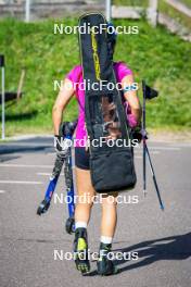 31.07.2024, Lavaze, Italy (ITA): Dunja Zdouc (AUT) - Biathlon summer training, Lavaze (ITA). www.nordicfocus.com. © Barbieri/NordicFocus. Every downloaded picture is fee-liable.