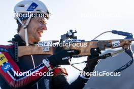 22.10.2024, Lavaze, Italy (ITA): Sturla Holm Laegreid (NOR) - Biathlon summer training, Lavaze (ITA). www.nordicfocus.com. © Vanzetta/NordicFocus. Every downloaded picture is fee-liable.