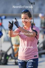 12.10.2024, Ramsau am Dachstein, Austria (AUT): Julia Simon (FRA) - Biathlon summer training, Ramsau am Dachstein (AUT). www.nordicfocus.com. © Manzoni/NordicFocus. Every downloaded picture is fee-liable.