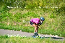 31.07.2024, Lavaze, Italy (ITA): Dunja Zdouc (AUT) - Biathlon summer training, Lavaze (ITA). www.nordicfocus.com. © Barbieri/NordicFocus. Every downloaded picture is fee-liable.