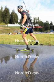 10.09.2024, Lenzerheide, Switzerland (SUI): Bogdan Tsymbal (UKR) - Biathlon summer training, Lenzerheide (SUI). www.nordicfocus.com. © Manzoni/NordicFocus. Every downloaded picture is fee-liable.