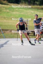 28.08.2024, Bessans, France (FRA): Lou Jeanmonnot (FRA) - Biathlon summer training, Bessans (FRA). www.nordicfocus.com. © Authamayou/NordicFocus. Every downloaded picture is fee-liable.