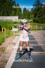 27.06.2024, Lavaze, Italy (ITA): Ingrid Landmark Tandrevold (NOR) - Biathlon summer training, Lavaze (ITA). www.nordicfocus.com. © Barbieri/NordicFocus. Every downloaded picture is fee-liable.