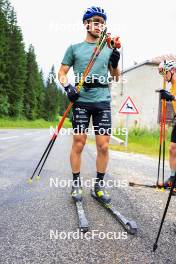 02.07.2024, Premanon, France (FRA): Oscar Lombardot (FRA) - Biathlon summer training, Premanon (FRA). www.nordicfocus.com. © Manzoni/NordicFocus. Every downloaded picture is fee-liable.