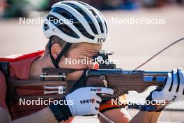 27.06.2024, Lavaze, Italy (ITA): Vetle Sjaastad Christiansen (NOR) - Biathlon summer training, Lavaze (ITA). www.nordicfocus.com. © Barbieri/NordicFocus. Every downloaded picture is fee-liable.