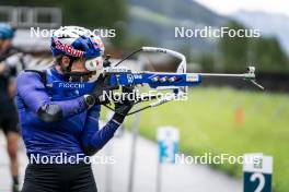 26.08.2024, Martell, Italy (ITA): Dorothea Wierer of Italy - Biathlon summer training, Martell (ITA). www.nordicfocus.com. © Vanzetta/NordicFocus. Every downloaded picture is fee-liable.