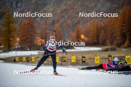 09.11.2024, Bessans, France (FRA): Lou-Anne Dupont Ballet-Baz (FRA) - Biathlon summer training, Bessans (FRA). www.nordicfocus.com. © Authamayou/NordicFocus. Every downloaded picture is fee-liable.