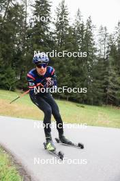 16.09.2024, Lenzerheide, Switzerland (SUI): Quentin Fillon Maillet (FRA) - Biathlon summer training, Lenzerheide (SUI). www.nordicfocus.com. © Manzoni/NordicFocus. Every downloaded picture is fee-liable.