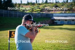 31.07.2024, Lavaze, Italy (ITA): Alexander Jakob (AUT) - Biathlon summer training, Lavaze (ITA). www.nordicfocus.com. © Barbieri/NordicFocus. Every downloaded picture is fee-liable.