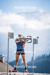 06.08.2024, Lavaze, Italy (ITA): Tamara Steiner (AUT) - Biathlon summer training, Lavaze (ITA). www.nordicfocus.com. © Barbieri/NordicFocus. Every downloaded picture is fee-liable.