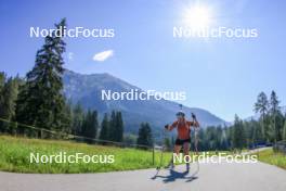 06.08.2024, Lenzerheide, Switzerland (SUI): Lena Haecki-Gross (SUI) - Biathlon summer training, Lenzerheide (SUI). www.nordicfocus.com. © Manzoni/NordicFocus. Every downloaded picture is fee-liable.