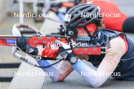 13.10.2024, Ramsau am Dachstein, Austria (AUT): Lydia Hiernickel (SUI) - Biathlon summer training, Ramsau am Dachstein (AUT). www.nordicfocus.com. © Manzoni/NordicFocus. Every downloaded picture is fee-liable.