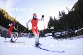 07.11.2024, Davos, Switzerland (SUI): Elisa Gasparin (SUI), Aita Gasparin (SUI), (l-r) - Biathlon training, snowfarming track, Davos (SUI). www.nordicfocus.com. © Manzoni/NordicFocus. Every downloaded picture is fee-liable.