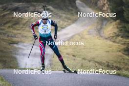 22.10.2024, Lavaze, Italy (ITA): Tarjei Boe (NOR) - Biathlon summer training, Lavaze (ITA). www.nordicfocus.com. © Vanzetta/NordicFocus. Every downloaded picture is fee-liable.