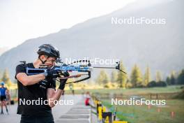 29.08.2024, Bessans, France (FRA): Emilien Jacquelin (FRA) - Biathlon summer training, Bessans (FRA). www.nordicfocus.com. © Authamayou/NordicFocus. Every downloaded picture is fee-liable.