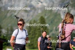 29.08.2024, Bessans, France (FRA): Lou Jeanmonnot (FRA) - Biathlon summer training, Bessans (FRA). www.nordicfocus.com. © Authamayou/NordicFocus. Every downloaded picture is fee-liable.